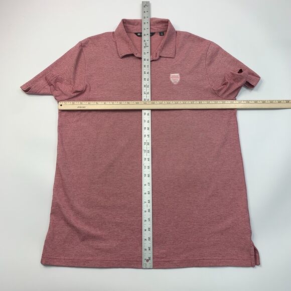 Travis Mathew Polo Shirt Mens XL Extra Large Red Pima Cotton Blend Calabasas - Picture 6 of 11
